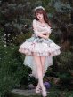 画像1: ライトグリーン/アイボリー ロリータドレス　lolita　 ダンス 3層 バレエ スタイル 蝶結び レースアップ スイート ロリータ ドレス　コスプレ衣装 (1)