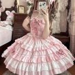 画像1: ワンピース ロリータ 貴族 ドレス ロングドレス ピアノ 発表会 演奏会ドレス 豪華 ビンテージゴシックコート 復古風 オペラ声楽 コスチューム 中世 騎士ドレス ステージ衣装 舞台衣装 王族服 お呼ばれ 演奏会 発表会　コスプレ衣装 (1)