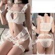 画像12: 猫コスプレ セクシー ランジェリー ベビードール キャット セクシー コスプレ キャット コスチューム かわいい 萌え萌え 胸あき 肉球 ネコ耳カチューシャ (12)