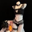 画像9: 猫コスプレ セクシー ランジェリー ベビードール キャット セクシー コスプレ キャット コスチューム かわいい 萌え萌え 胸あき 肉球 ネコ耳カチューシャ (9)