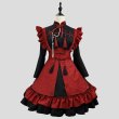 画像4: 中国風 チャイナワンピース ロリータ ゴスロリドレス ゴシック 地雷系 lolita レディース 貴族風 メイド服 大きいサイズ プリントコスプレ 仮装 コスチューム アリス フリル リボン エプロン 制服 ウェイトレス 女の子 可愛い 萌え 正統衣装 原宿 お嬢様 文化祭 ハロウィン (4)