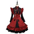 画像1: 中国風 チャイナワンピース ロリータ ゴスロリドレス ゴシック 地雷系 lolita レディース 貴族風 メイド服 大きいサイズ プリントコスプレ 仮装 コスチューム アリス フリル リボン エプロン 制服 ウェイトレス 女の子 可愛い 萌え 正統衣装 原宿 お嬢様 文化祭 ハロウィン (1)
