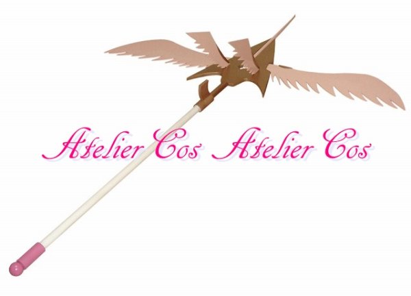 画像2: 魔法少女リリカルなのは　レイジングハートエクセリオン（高町なのはの武器） 風 コスプレ 衣装 通販 オーダーメイド (2)