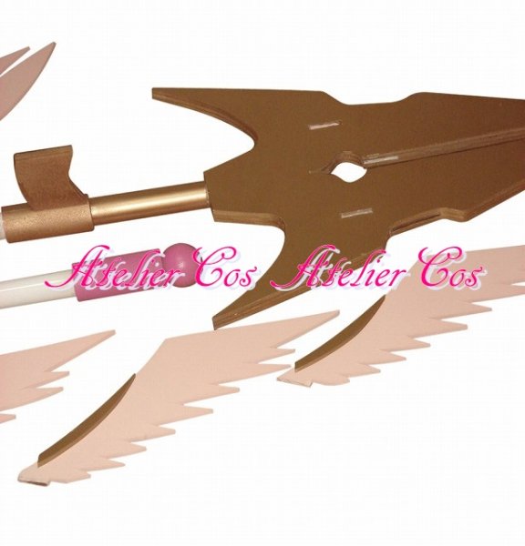 画像4: 魔法少女リリカルなのは　レイジングハートエクセリオン（高町なのはの武器） 風 コスプレ 衣装 通販 オーダーメイド (4)