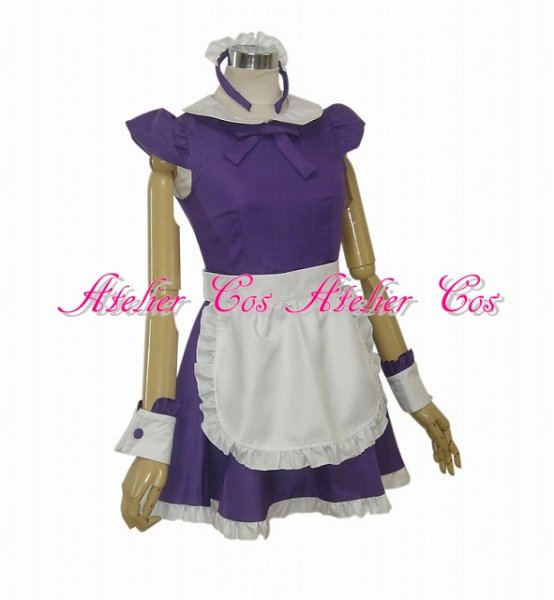 画像1: ももくろ紫　高城れにメイド 風 コスプレ 衣装 通販 オーダーメイド (1)