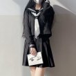 画像4: 黒のセーラー服　女子高生 ハロウィンJK 制服 コスチューム 女子制服  (4)