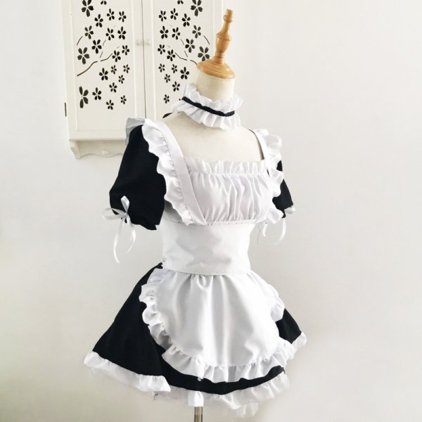 画像1: 春日野穹 - ヨスガノソラ　メイド服　メイドドレス　コスプレ 衣装 通販 オーダーメイド (1)