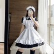 画像2: キュートなシンプル　メイド服　　コスプレ 衣装 通販 オーダーメイド (2)