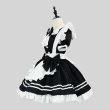 画像5: 可愛いゴスロリメイド服ロリータメイドカフェドレス (5)