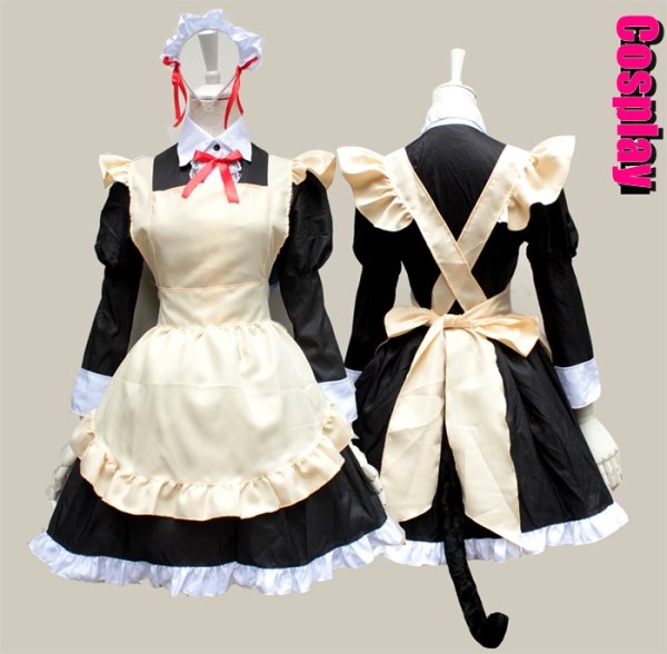 画像2: 俺の妹がこんなに可愛いわけがない 黒猫 くろねこ 高坂桐乃 風 コスプレ 衣装 通販 オーダーメイド (2)