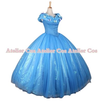画像2: シンデレラ 青いドレス 風 コスプレ 衣装 通販 オーダーメイド