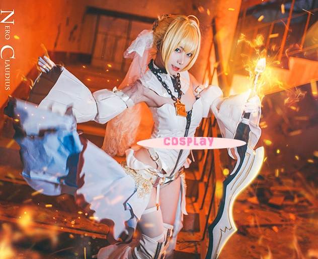 fate/grand order ネロ ブライド コスプレ 衣装 - コスプレ