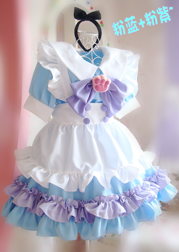  メイド 服 コスプレ 衣装 ゴスロリ 萌え フリル ロリータ 清楚 可憐