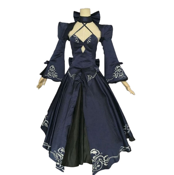 Fate/Grand Order FATE GO FGO Fate GO セイバー黒ドレス コスプレ衣装