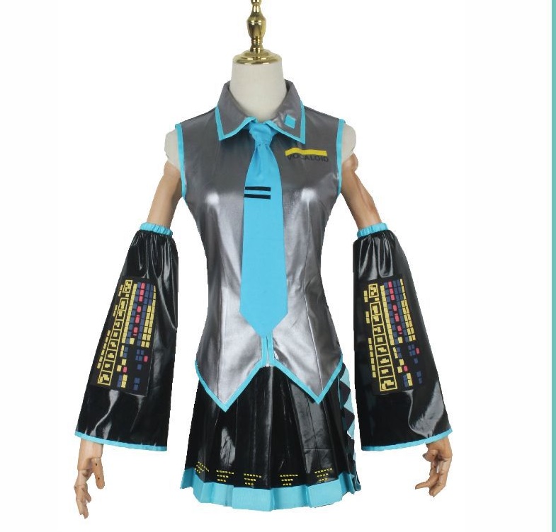 初音ミクコスプレフルセット ウィッグ付き - コスプレ衣装