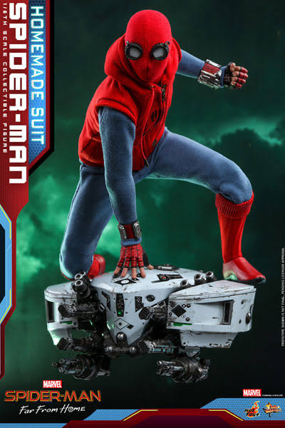 スパイダーマン ホームメイドスーツ コスプレ衣装武器小物ウィッグ