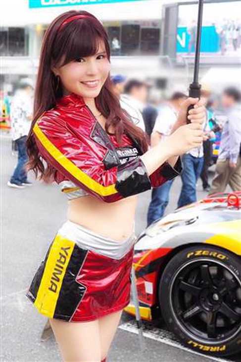 歌原麻友 岡部自動車レースクイーン衣装 コスプレ衣装武器小物ウィッグ