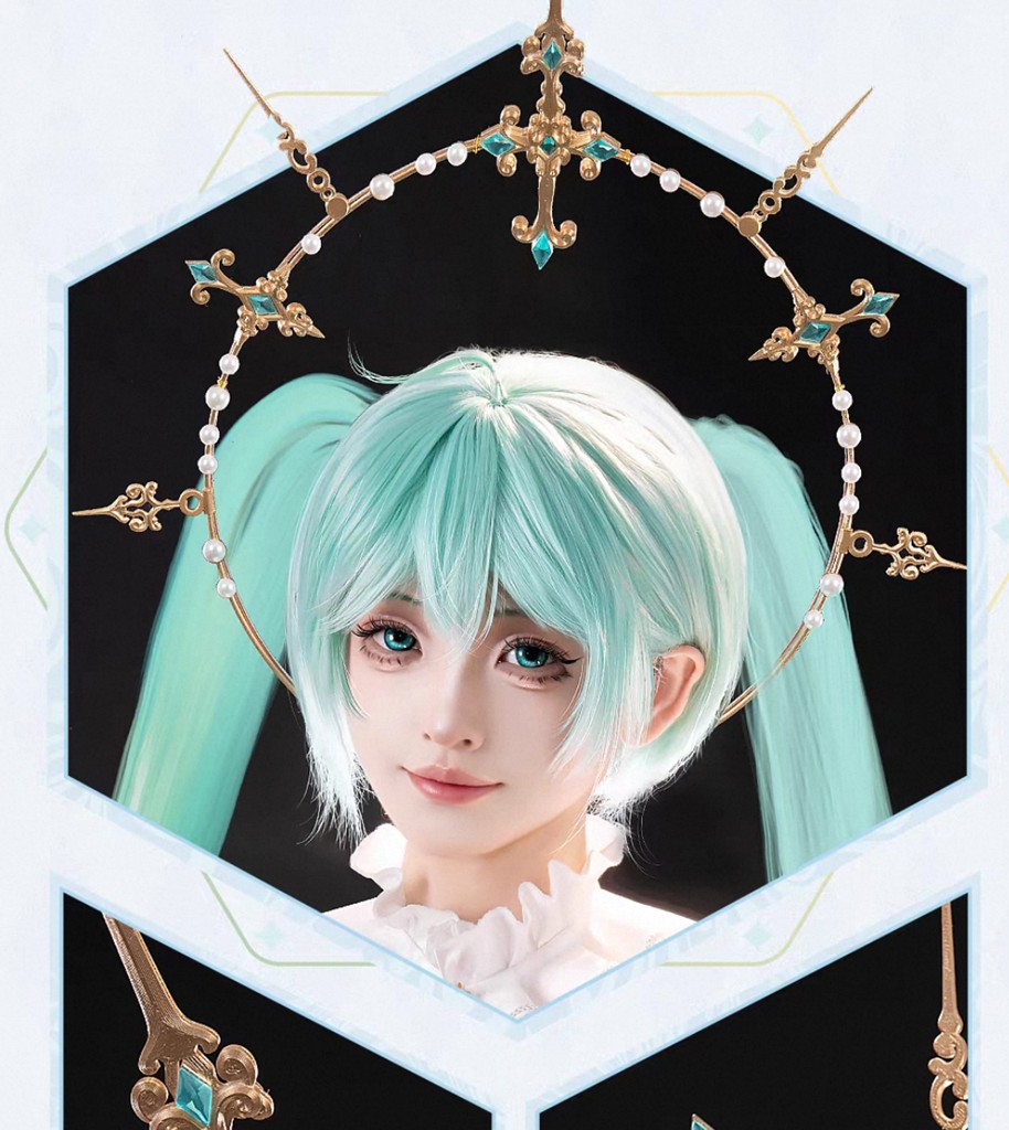 初音ミク プシ コスプレフルセット 初音ミク Vocaloid ボーカロイド miku DECORATOR -Project DIVA